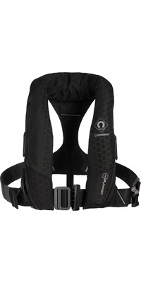 2026 Crewsaver Crewfit + 180N ISO Single Automatic Lifejacket With Harness 9735BKAP - Black