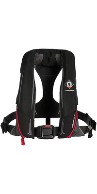 2026 Crewsaver Crewfit 180N Pro 180 Automatikgurt Rettungsweste 9725BRA - Rot / Black