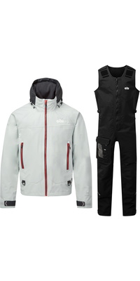 Gill Verso Inshore Racing Jacket & Trouser Sailing Suit V101JV101T - Light Grey