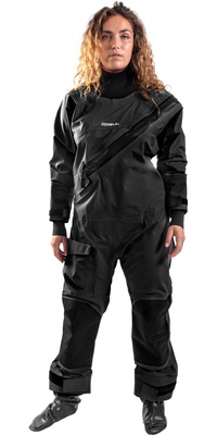 2026 Gul Frauen Dartmouth Eclip Zip Drysuit GM0383-B9 - Black