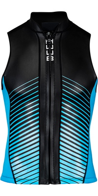 2025 Huub Mens Aluna SUP & Swim Neoprene Top ALUNAVEST - Black / Blue