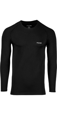 2025 Huub Mens Seam Free Long Sleeve Top Seamfrebls - Schwarz