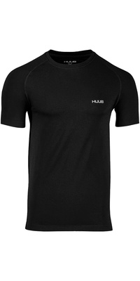2025 Huub Mens Seam Free Short Sleeve Top Seamfrebss - Schwarz