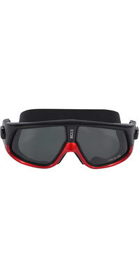 2026 Huub Ryft Open Water Swim Mask Goggles A2-RYFT - Black / Red / Dark Smoke