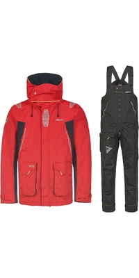 2026 Musto Männer BR2 Offshore Jacket & Salopette Segelanzug  Rot / Black