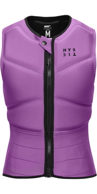 2025 Mystic Womens Star Front Zip Impact Vest 35005.230232 - Sunset Purple