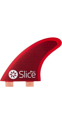 2026 Northcore Slice Ultra Light Hex Core S3 FCS Kompatible Surfboardflossen SLI-01 - Red