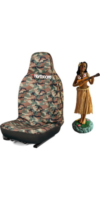2026 Northcore wasserdichte Autositz Abdeckung & Hawaiian Hula Dashboard Puppe Bundle NCHW - Camo