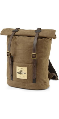 2026 Northcore Rucksack Aus Gewachstem Canvas NOCO118 - Chocolate