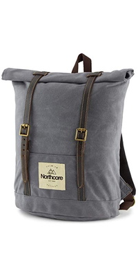 2026 Northcore Gewachstes Segeltuch Rucksack NOCO118 - Stone Grey