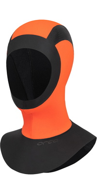 2026 Orca Hi-Vis Neoprene Swim Hood NA4148 - Hi Vis Orange