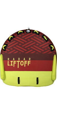 Radar Liftoff Marshmallow Top 3 Person Towable Tube R22tu-li3 - Rot / Gelb