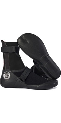 2026 Rip Curl Flashbomb 5mm Split Toe Wetsuit Boot 117msa - Schwarz