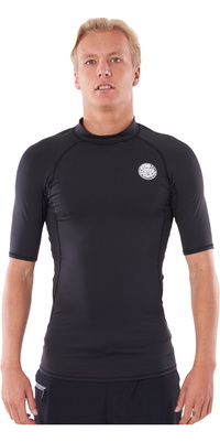 2026 Rip Curl Mens Thermopro 1mm Kurzarm Thermoweste WLYYBM - Schwarz