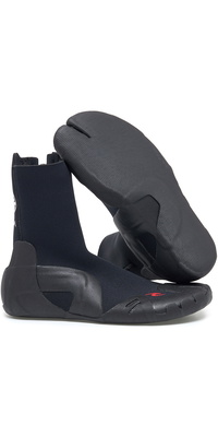 2025 Rip Curl Omega 3mm Split Toe Zip Neoprenstiefel WBOYAM - Black