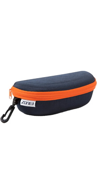 2026 ZONE3 Schutztasche Für Schwimmbrillen SA19GPC - Navy / Orange