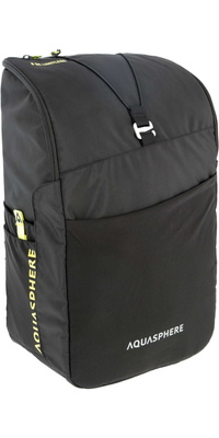 2025 Aquasphere 35L Transistion Backpack BA2000171 - Black / Hellgelb