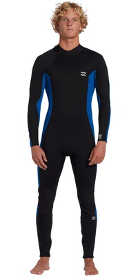 2025 Billabong Männer Foil 4/3mm Rückenreißverschluss Neoprenanzug ABYW100235 - Mid Blue