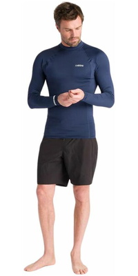2026 C-Skins Mens NuWave UV Basics Long Sleeve Rash Vest C-NLYLSMC - Bluestone