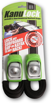 2026 KanuLock 2.5m / 8ft Abschließbares Niederbindungsset KNLT-25M-08F