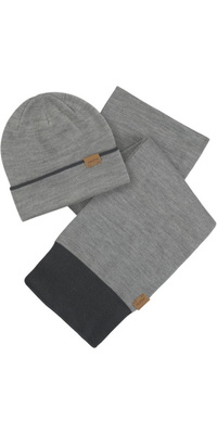2025 Musto Mützen- Und Schalset Mit Zipfelmütze 86123 - Grey Melange
