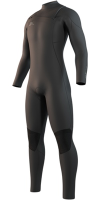 2026 Mystic Männer Evolve Natural Foam 4/3mm Brustreißverschluss Neoprenanzug 35000.250001 - Black