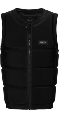 2026 Mystic Männer Star Front Zip Wake Impact Vest 35005.240245 - Black