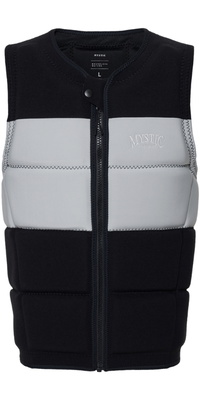 2026 Mystic Peacock Front Zip Wake Impact Vest 35005.240227  Black / White