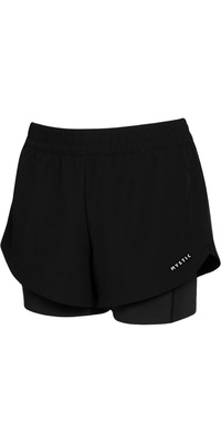2026 Mystic Frauen Ida Gefüttert Sport Shorts 35001.240271 - Black