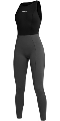 2026 Mystic Frauen Lunar 2mm Rückenreißverschluss Long Jane Neoprenanzug 35000.240211 - Black