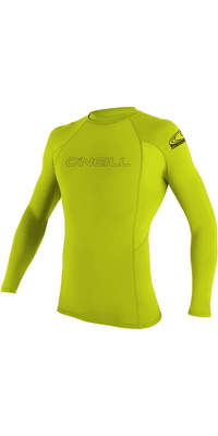 2026 ONeill Youth Basic Skins Langarm-Lycraweste 3346 - Lime