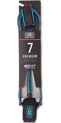 2026 Ocean and Earth Premium One-XT Surf Leash OESLP60XT - Black / Blue