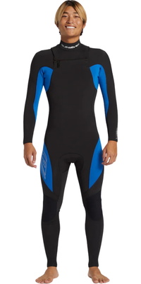 2026 Quiksilver Männer Mercury 4/3mm Brustreißverschluss Neoprenanzug AQYW103116 - Olympian Blue
