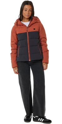 Rip Curl Frauen Anti Series Kontrast-Jacke 02HWJA - Rust