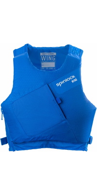 2026 Spinlock Junior Wing Side Zip 50N Buoyancy Aid DWBASCB - Blue