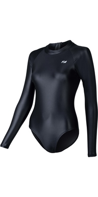 2026 ZONE3 Frauen OWS Ti+ Thermal-Neoprenanzug Mit Hohem Kragen Und Langen Ärmeln SW24WLTI101 - Black