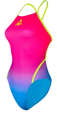 2025 Aquasphere Frauen Essential Diamond Back Adjustable Swim Suit SW4739907 - Multicolour / Yellow