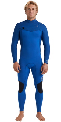 2025 Billabong Männer Revolution Natural 4/3mm Brustreißverschluss Neoprenanzug 24AW193512 - Dark Cobalt