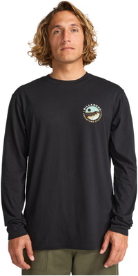 2025 Billabong Männer Rockies Langarm T-Shirt EBYZT00390 - Black