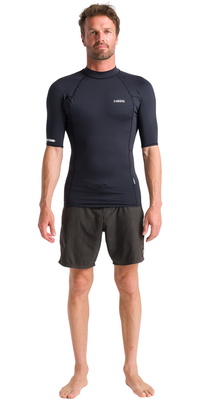 2026 C-Skins Männer NuWave UV Basics Kurzarm-Lycra-Weste C-NLYSSMC - Black