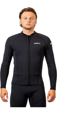 2026 Gul Männer Response Natur 3mm Front Zip Jacke RE6304-BKBK - Black