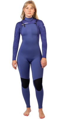 2025 Gul Frauen Echo Natur 3/2mm BrustreiÃŸverschluss Neoprenanzug EC1328-BLTB - Blue / Tiebird