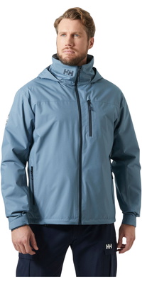 2026 Helly Hansen Männer Crew Kapuzen-Midlayer-Jacke 2.0 34442 - Washed Navy