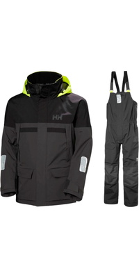 2026 Helly Hansen Männer Pier 4.0 Jacke & Latzhose Segelanzug HHMPJAPBBE - Ebony