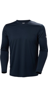2026 Helly Hansen Männer Tech Crew Langärmeliges Top 2.0 49582 - Navy