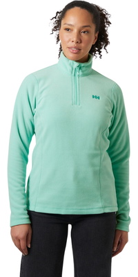 2025 Helly Hansen Frauen Daybreaker 1/2 Zip Fleece 50845 - Lagoon