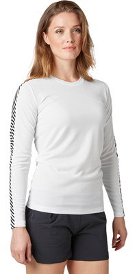 2026 Helly Hansen Damen Lifa Crew Baselayer-Top 48326 - Weiß
