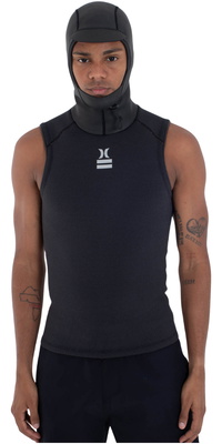 2025 Hurley Männer Plus 1.5mm Thermo-Kapuzenweste MSJ0011129 - Black