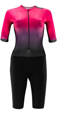 2026 Huub Womens Collective Trisuit TCWLCRBW - Black / Rose Fade