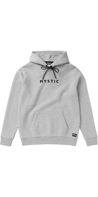 2025 Mystic M&auml;nner Brand Hood Sweat M25-CL-H-BRH-848 - Light Grey Melee